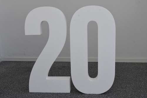 Numeri 60x10 polistirolo - 60x10, cm