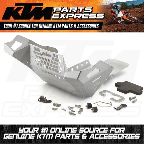 New ktm aluminum skid plate - aluminum,