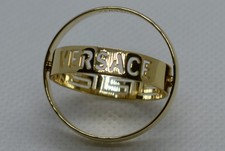 Anello a fascia Versace in oro
