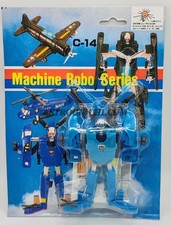 ROBO MACHINES GOBOTS FLIP TOP VINTAGE '80 KO BOOTLEG NEW BOX MACHINE no BANDAI