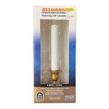 Sylvania Battery-Operated Flickering LED Candolier 9”