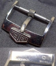 Original Heuer Buckle Fibbia