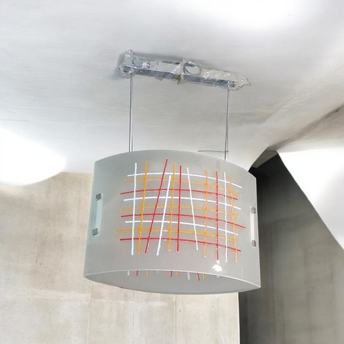 Lampadario moderno vetro di - vetro,