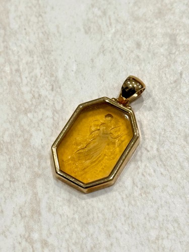 Ciondolo vintage oro - , giallo