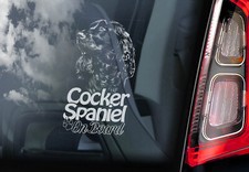 Adesivo auto Cocker Spaniel -