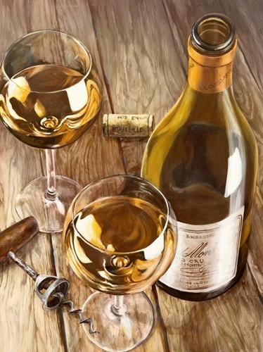Quadro vino bianco - vino,