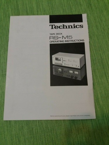 Technics original - rs-m5,