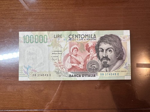 Banconota lire 100000 - banconota,
