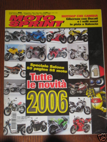 Motosprint 2005 novita - motosprint, novita'