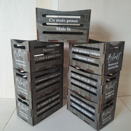 Trio cassettine legno taglio - trio,
