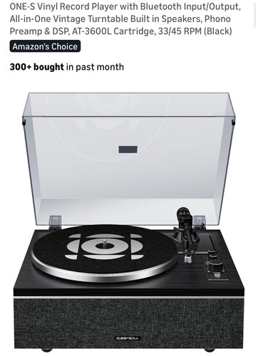 One giradischi vinile - one-s, in