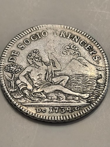 Napoli piastra sebeto - "sebeto", 1734