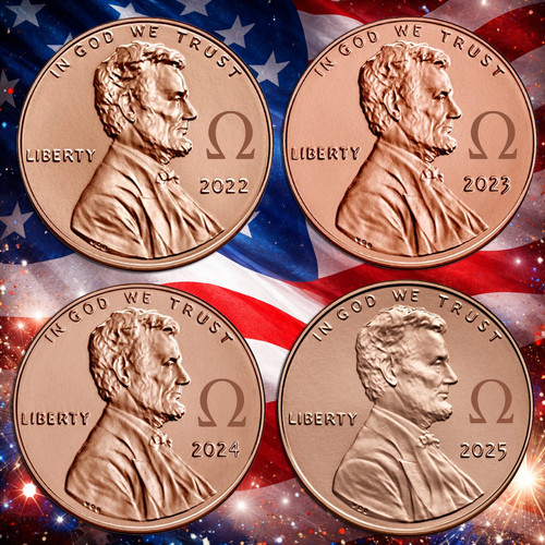 2022 2025 lincoln penny cent - 2022-2025,