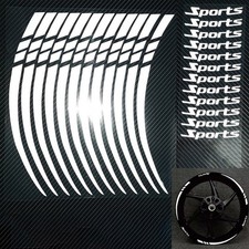 Adesivo nastro a righe cerchio ruota riflettente 18 21 pollici per moto e bicicl