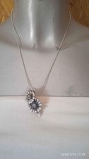 collana  in argento e ciondolo margherite