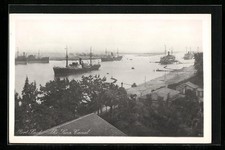 CPA Port-Said, The Suex Canal 