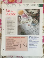 Schema punto croce Ricamo Frutta e verdura Asciugamani Boccioli