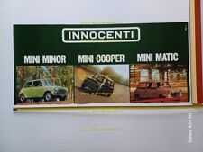 Innocenti Mini Cooper Minor Matic 1969 poster manifesto originale