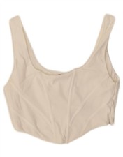 ZARA Crop Top donna UK 14