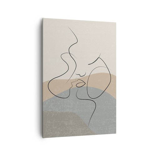 Quadro tela 70x100cm bacio - quadro, su