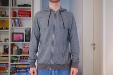 Felpa con cappuccio e zip |