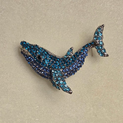 Spilla balena tono - , argento