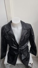Giacca cappotto uomo in pelle