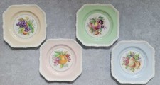 Set 4 piatti frutta quadrati
