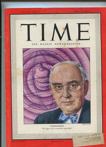 Time may 1947 - may, vandenberg