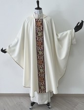 Casula bianca con striscia