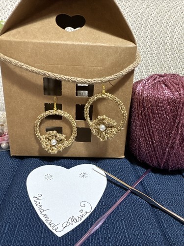 Orecchini handmade uncinetto - orecchini,