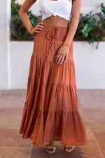 Gonna lunga donna morbida