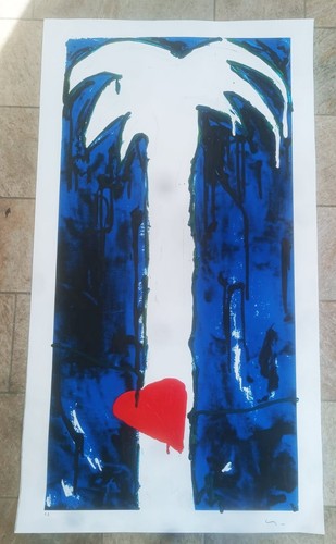 Mario schifano serigrafia - schifano- ,