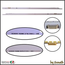 KIT 2 BARRE LED PER SAMSUNG UE40ES5500WXXH UE40ES5800 UE40ES5800SXZG UE40ES6100