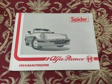 Uso e Manutenzione Alfa Romeo