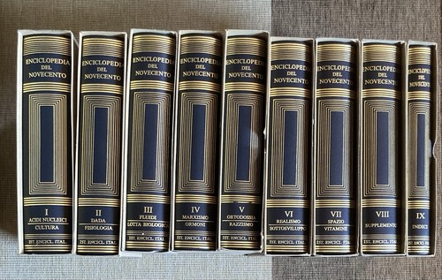 Enciclopedia del novecento - enciclopedia,