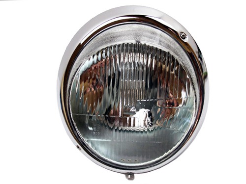 Anello cromato faro porsche - anello, h4