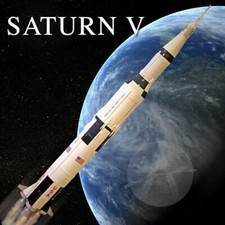 Modellino razzo lancio lunare