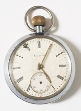 OROLOGIO ELGIN IN METALLO DIAMETRO 50 mm. FUNZIONANTE MA DA REVISIONARE