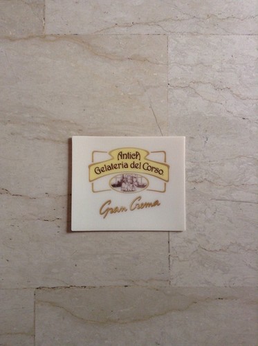 Adesivo antica gelateria - adesivo, del
