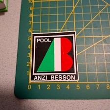 ADESIVO STICKER kleber vintage pool anzi besson