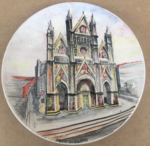 Ceramica dipinta duomo di - ceramica,