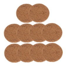 Set 10 pezzi tappetini nido per uccelli in fibra di cocco tappetini per uova animali a prova di perdite 