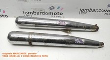 MARMITTA COPPIA TERMINALI SCARICO MOTO GUZZI V 35 II V35 V 50 II V 650 350 500
