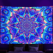 Mandala Tapestry, Arazzo Da Parete, Ideale Come Arazzo Notturna Mandala Bohemian
