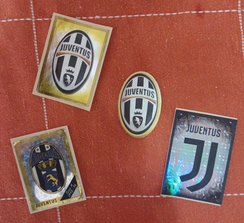 Lotto scudetti juve figurine - juve,