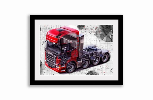 Line tech drawing scania r730 - line,