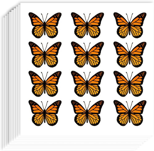 Set etichette adesive farfalla