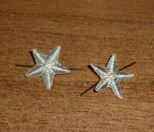 Stellette plastica argento - 2,