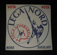 Adesivo LEGA NORD LOMBARDA